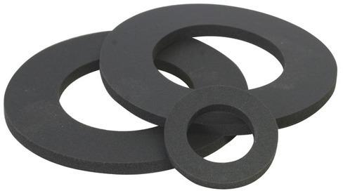 Round Polished Neoprene Rubber Gaskets, For Industrial, Pattern : Plain