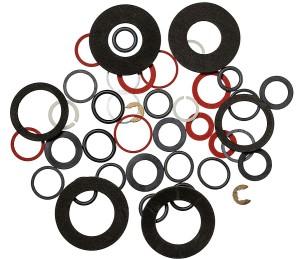 Round Polished Silicone Rubber Gaskets, For Industrial, Pattern : Plain