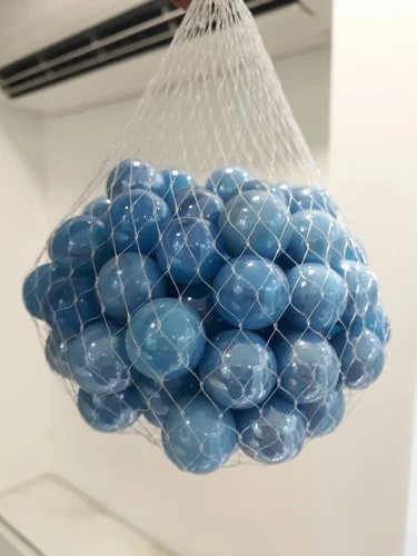 Round Stone Opal Blue Balls, For Decoration, Size : Standard