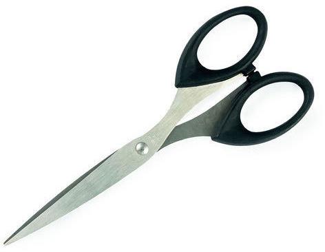 Plastic Paper Cutting Scissors, For Clinical Use, Parlour, Personal, Size : 10inch