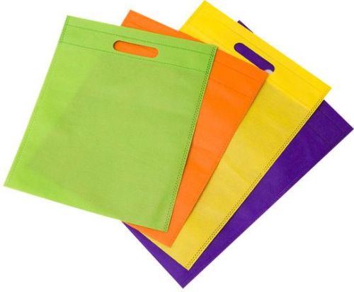 Colored D Cut Non Woven Bags, For Goods Packaging, Shopping, Technics : Machine Made