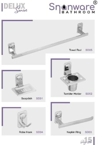 Polished Stainless Steel Bath Set, For Hardware Fittings, Feature : Excellent Quality, Fine Finishing