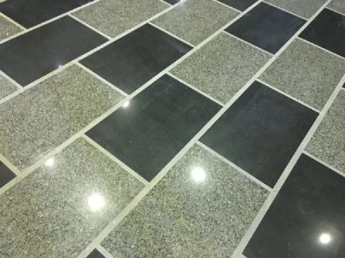 Square Polished Designer Granite Tiles, For Construction, Pattern : Plain