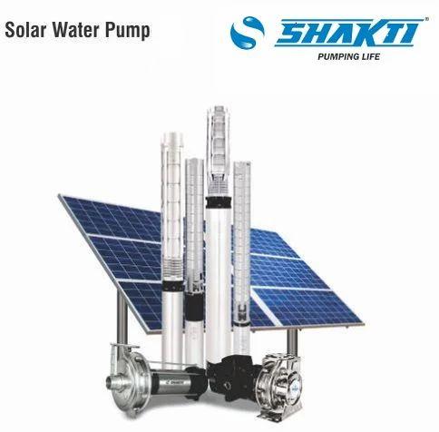 Semi Automatic Mild Steel Shakti Solar Water Pump, For Home, Agricultural Industry, Pressure : High Pressure