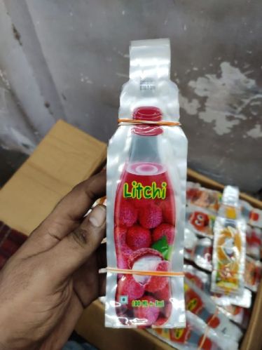 Plastic Juice Packaging Pouch, Pattern : Printed