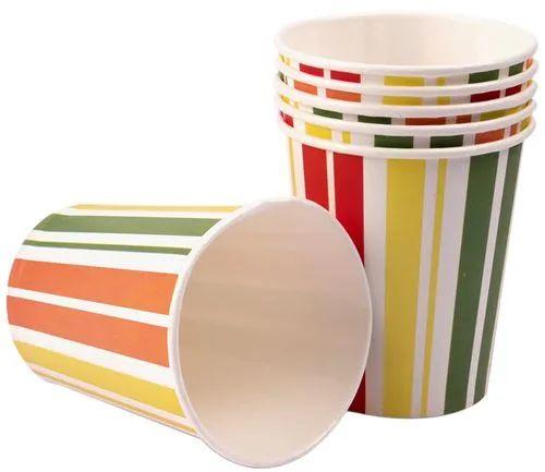 Printed Paper Cup, Feature : Color Coated, Leakage Proof, Liquid Hold