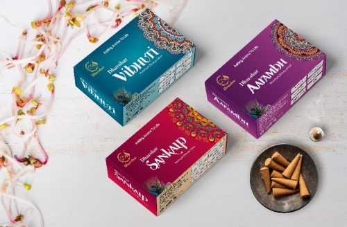 Dharohar - Natural Dhoop Cones - Non Toxic - 65 To 70 Cones