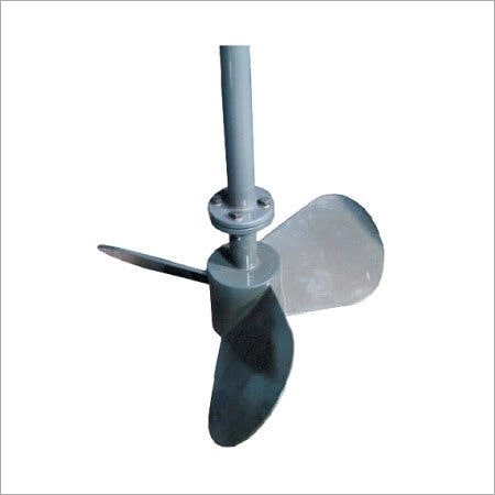 Polished Metal Propeller Agitator, For Industrial, Grade : ANSI, ASME