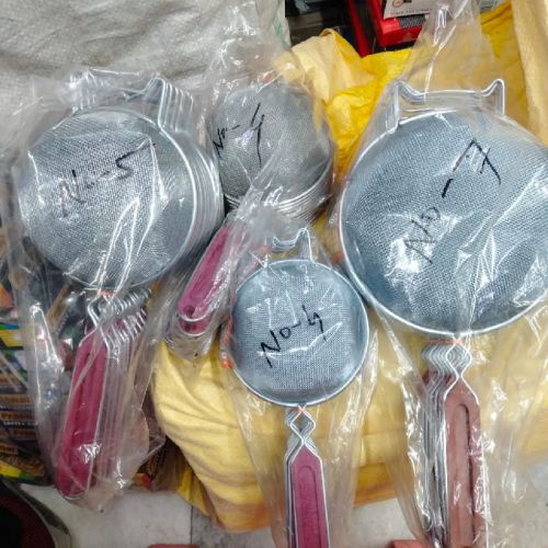 Ganpati Polished Stainless Steel Tea Strainer, Feature : Corrosion Resistance, Dimensional