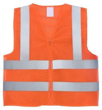 Polyester Reflective Jacket, For Industrial Use, Traffic Control, Auto Racing, Feature : Waterproof