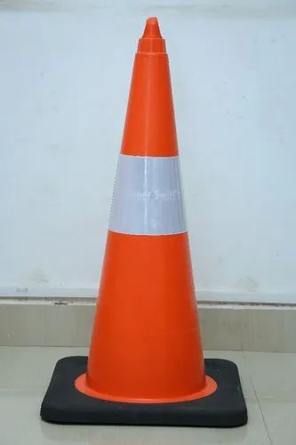 UTS Flexible PVC Traffic Cone, Shape : Conical