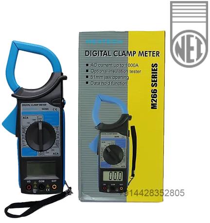 M266F Mextech Digital Clamp Meter, Certification : ISO 9001:2008