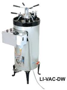 Metal Polished Vertical Double Wall Autoclave, For Laboratory Use, Overall Dimension : 295x150x235mm