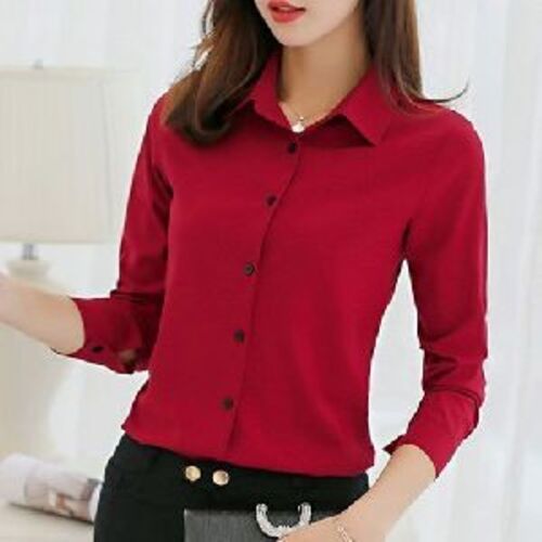 Plain Cotton Ladies Shirts, Occasion : Formal