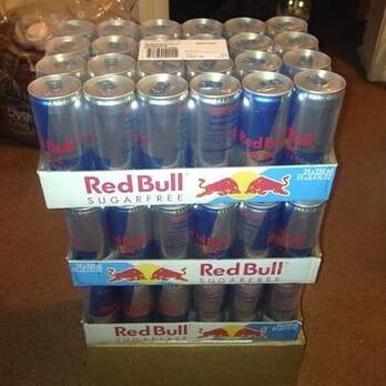 Red Bull Energy Drink, Color : Blue