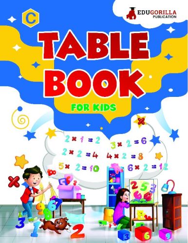 Pre-primary Practice Exercise Colourful Illustrations Kids Table Book