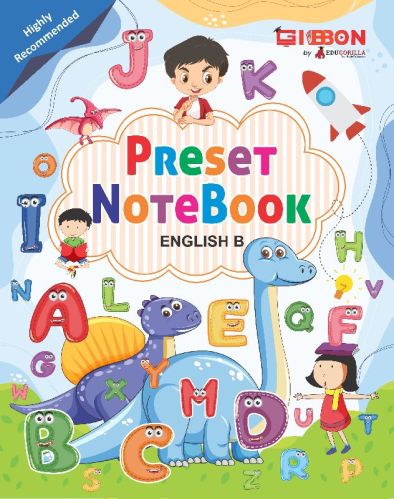 Preset Notebook English B Writing Book For Kids