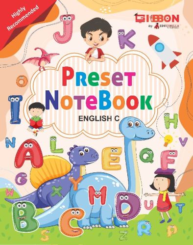 Preset Notebook English C Writing Book For Kids