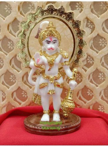 Gold Leafing Lord Hanuman Statue, For Religious Purpose, Size In Feet : 2 Feet