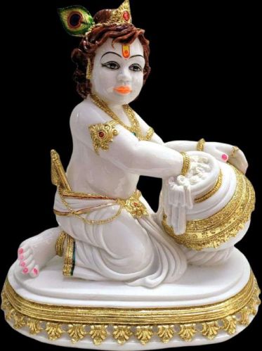 Poly Fiber Bal Gopal Statue, Packaging Type : Thermocol Box