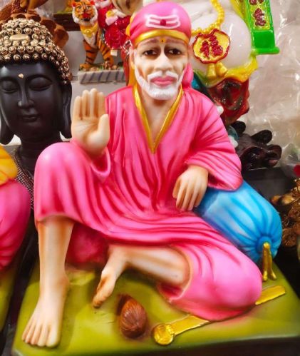 Poly Fiber Sai Baba Statue, For Religious Purpose
