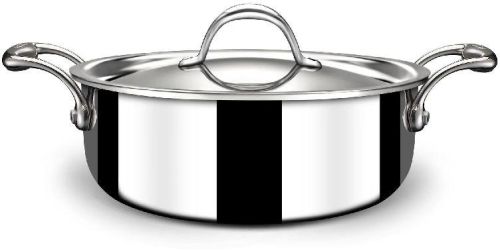 STAHL Triply Artisan Series Cook and Serve Casserole With Lid