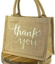 Jute Gift Bag, For Good Quality, Easily Washable, Closure Type : Zip
