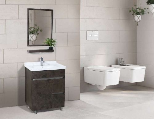 Rectangular Polished Brown Opal Bathroom Vanity, For Home, Hotel, Style : Modern