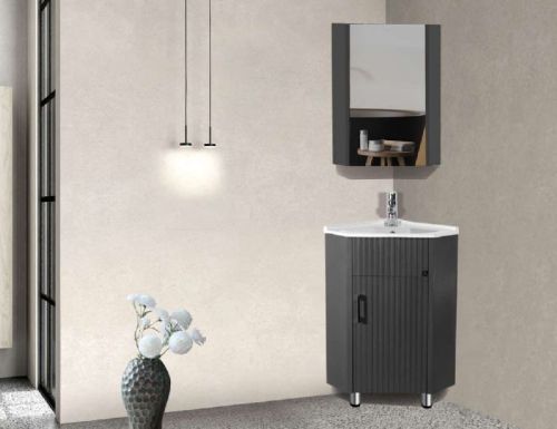 Rectangular Polished HDHMR With PU Paint Kona Bathroom Vanity, For Home, Hotel, Style : Antique