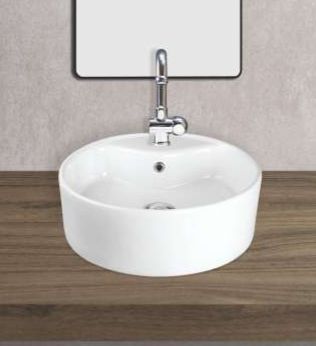 Mobius Table Top Wash Basin, Size : 440x440x155 Mm