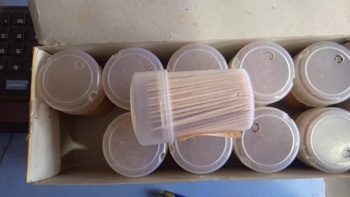 Polished Plain Wooden Toothpicks, Color : Brown