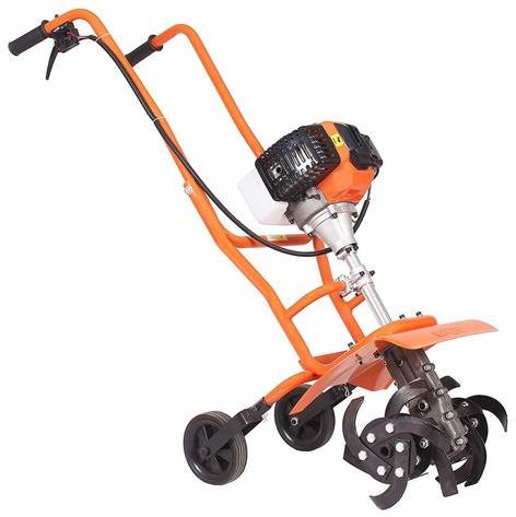 Manual DX-CG530 Mini Agriculture Tiller, Color : Orange