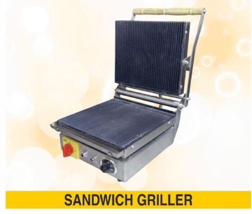 Stainless Steel Sandwich Griller, For Commercial Use, Voltage : 220V