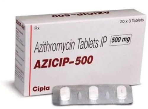 500mg Azicip Tablet, For Clinical, Hospital, Personal, Purity : 100%