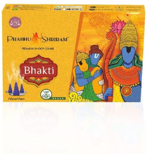 Bhakti Premium Dhoop Cone (Blue), For Fragrance, Feature : Anti-Odour, Aromatic, Best Quality, Eco Friendly