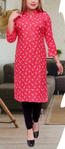 Cotton Printed Ladies Kurti, Feature : Anti-Wrinkle, Easy Wash, Shrink-Resistant