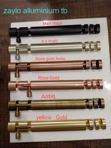 Rectangular Aluminium Polished ALLUMINIUL TOWER BOLT, For Fittings, Size : 45-60mm, 90-105mm