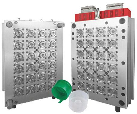 Grey Automatic Electric Plastic Cap Mould, For Molding Injections