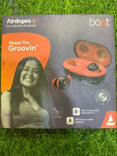 Boat Airdopes Twin Wireless Earbuds, For Personal Use, Feature : Adjustable, Clear Sound, Durable