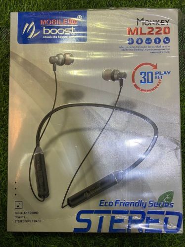 Mobile Life Boost Monkey MN220 Neckband, For Personal Use, Feature : Adjustable, Clear Sound, Durable