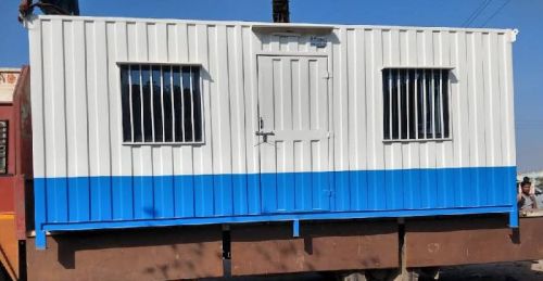 Polished 2000-2500kg Prefabricated Sheet Portable Office Cabin, Size : 20'x10'x8.6'