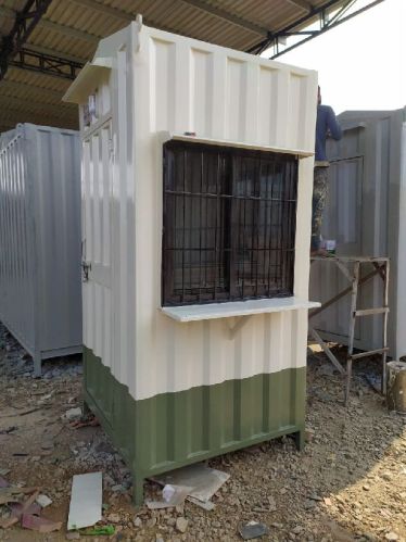 Polished 500kg Prefabricated Sheet Portable Security Cabins, Size : 4x4