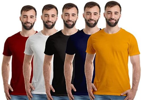 Mens T-shirts, Sleeve Style : Half Sleeve