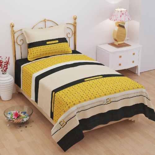 Bedsheet Flat Single Bed Glace Cotton
