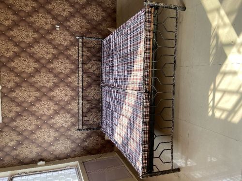 Wrought Iron Double Bed, For Indoor Furniture, Style : Modern, Contemporary