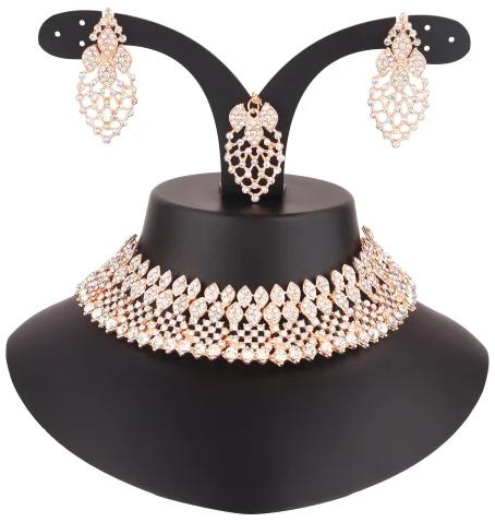 AD Stone Necklace Set, Occasion : Party Wear, Wedding, Bridal Wear