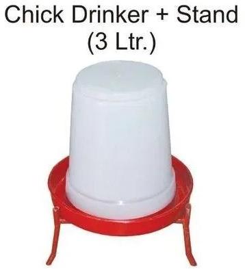Baby Chick Drinker With Stand, For Poultry Farm