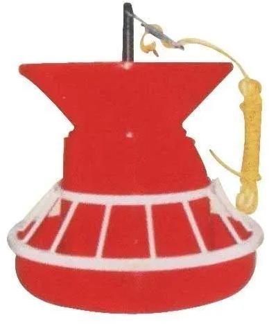 HDPE Manual Jumbo Chick Feeder, Capacity : 8 Kg
