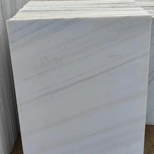 Polished Arna White Marble, For Flooring, Shape : Square