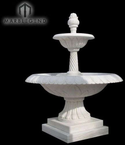 Polished Marble Garden Fountain, Design : Classy